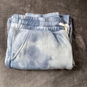 Blue Tie-Dye Sweatpants